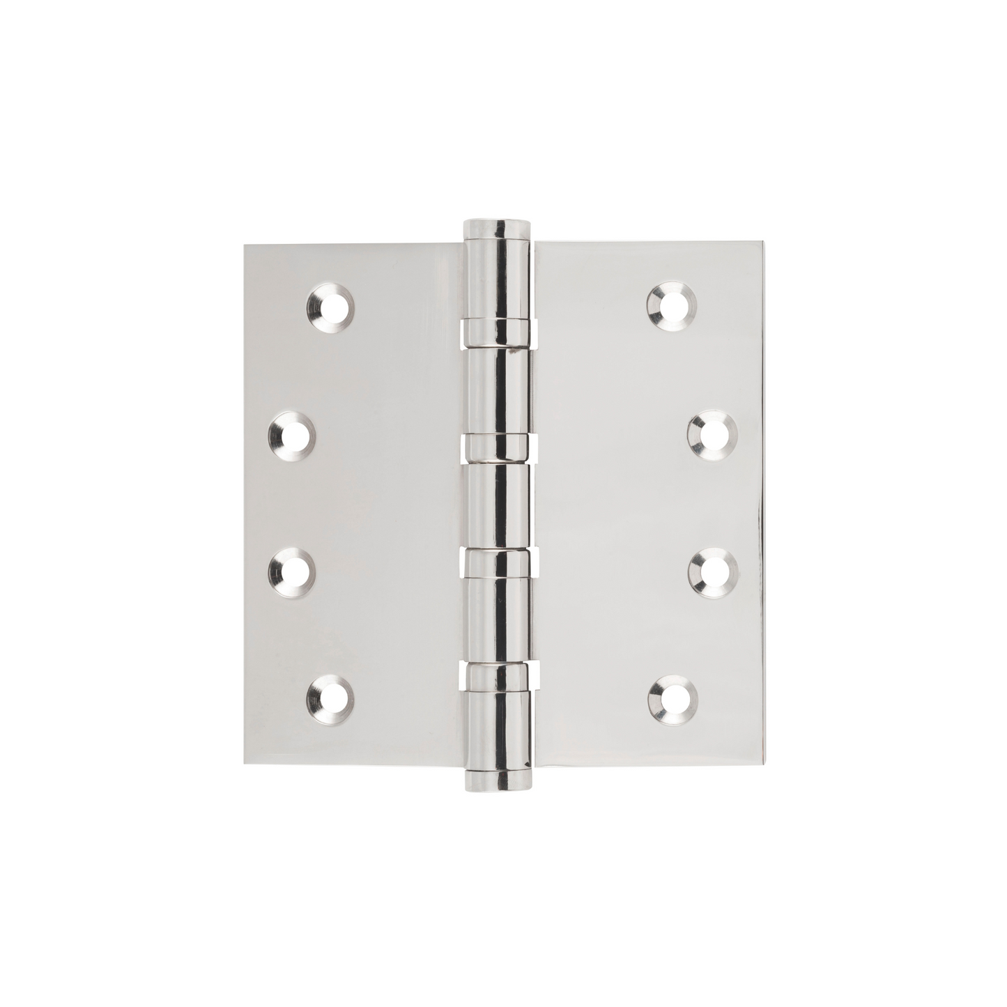Hinge - Ball Bearing Polished Nickel 100mm x 100mm