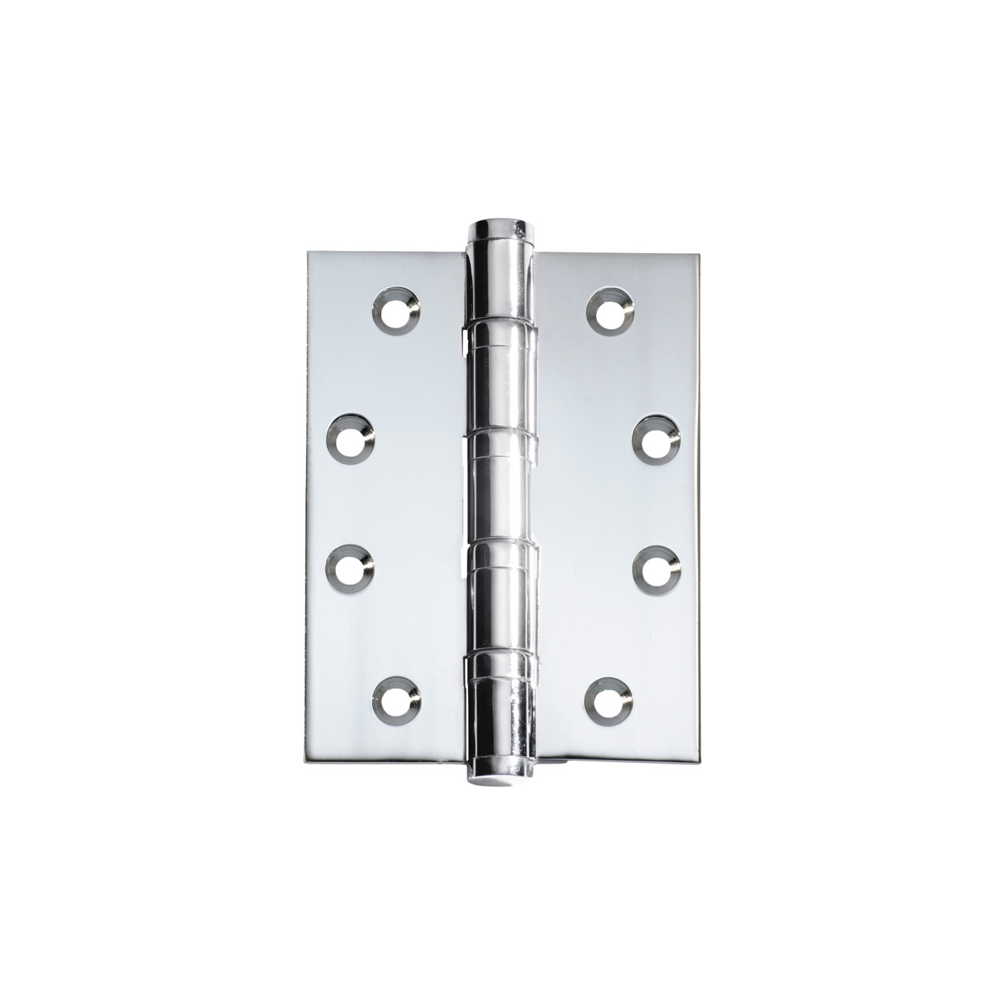 Hinge - Ball Bearing Polished Chrome 100mm x 75mm