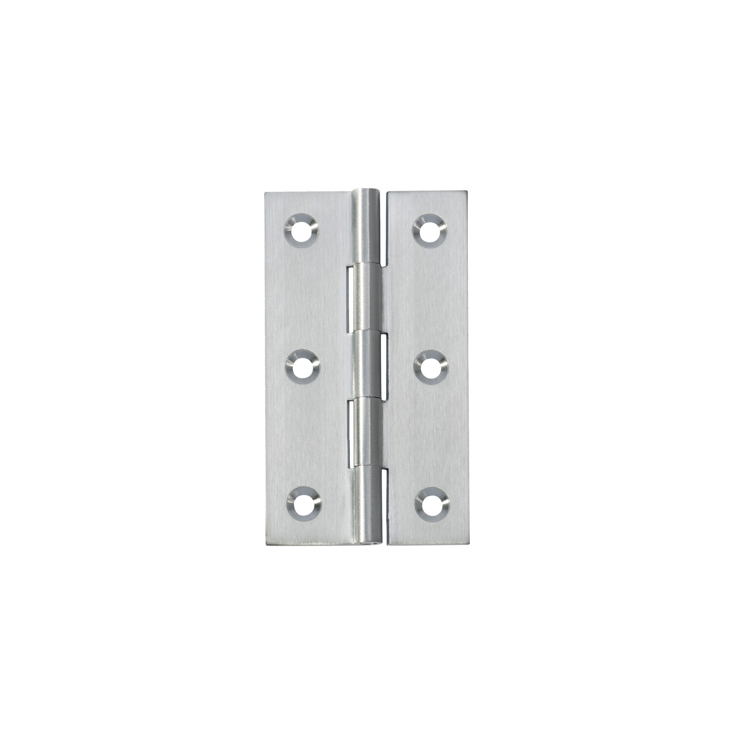 Hinge - Fixed Pin Satin Chrome 89mm x 50mm