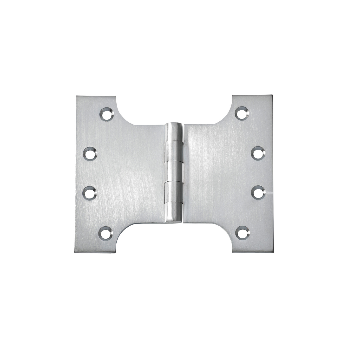 Hinge - Parliament Satin Chrome 100mm x 125mm