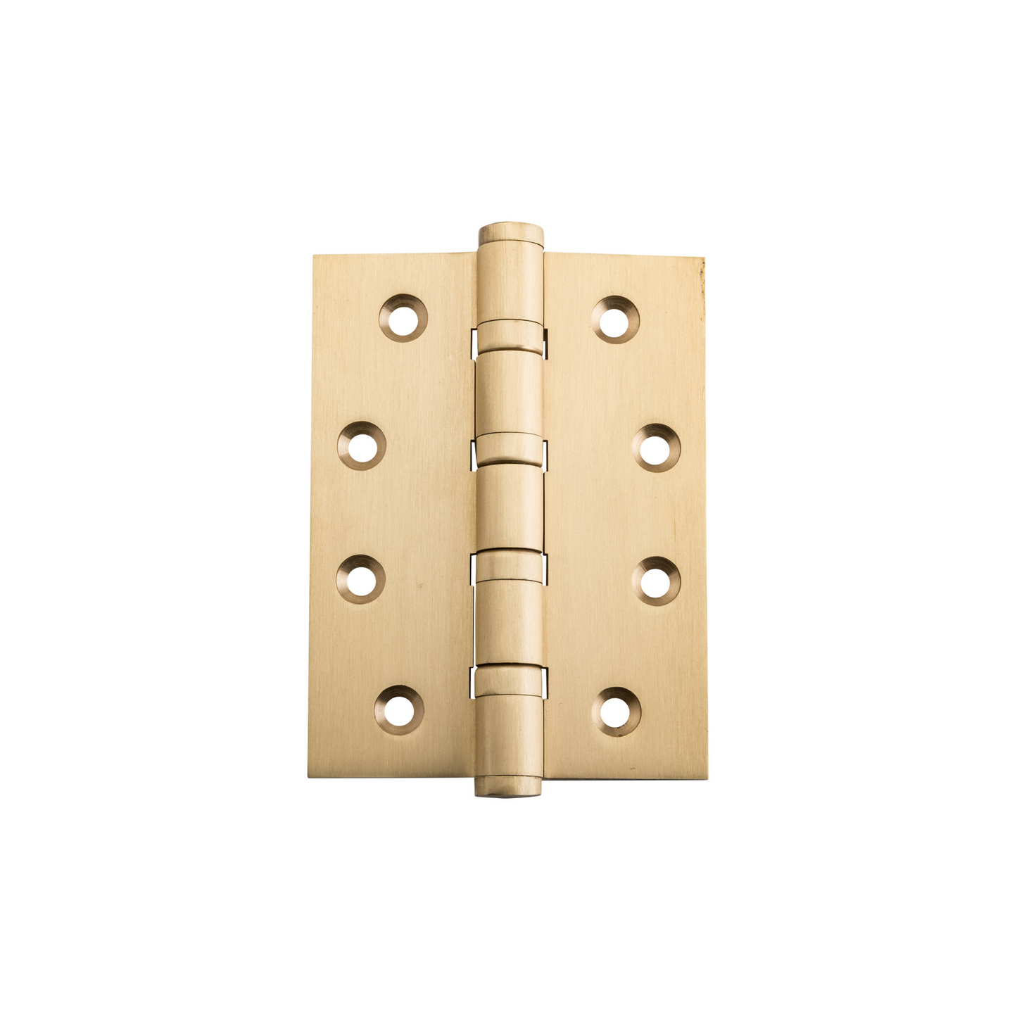 Hinge - Ball Bearing Brushed Brass 100mm x 75mm