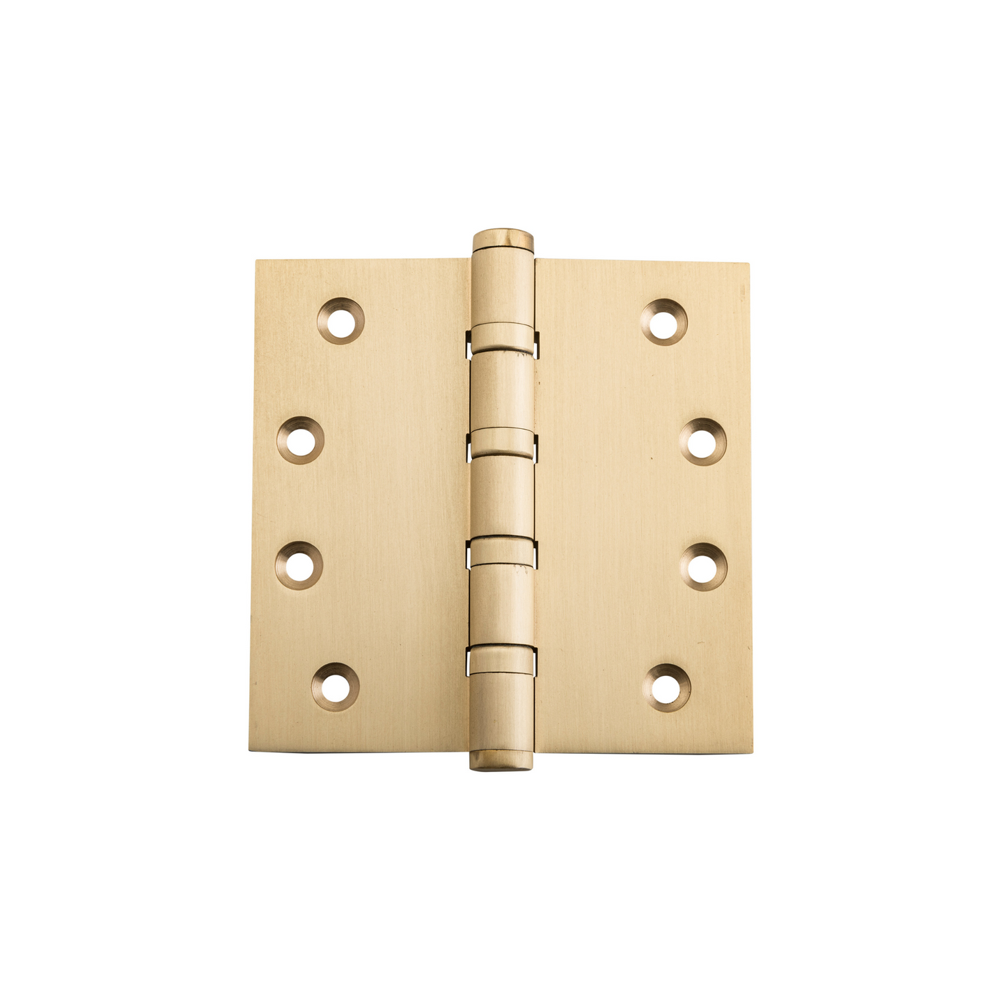 Hinge - Ball Bearing Brushed Brass 100mm x 100mm