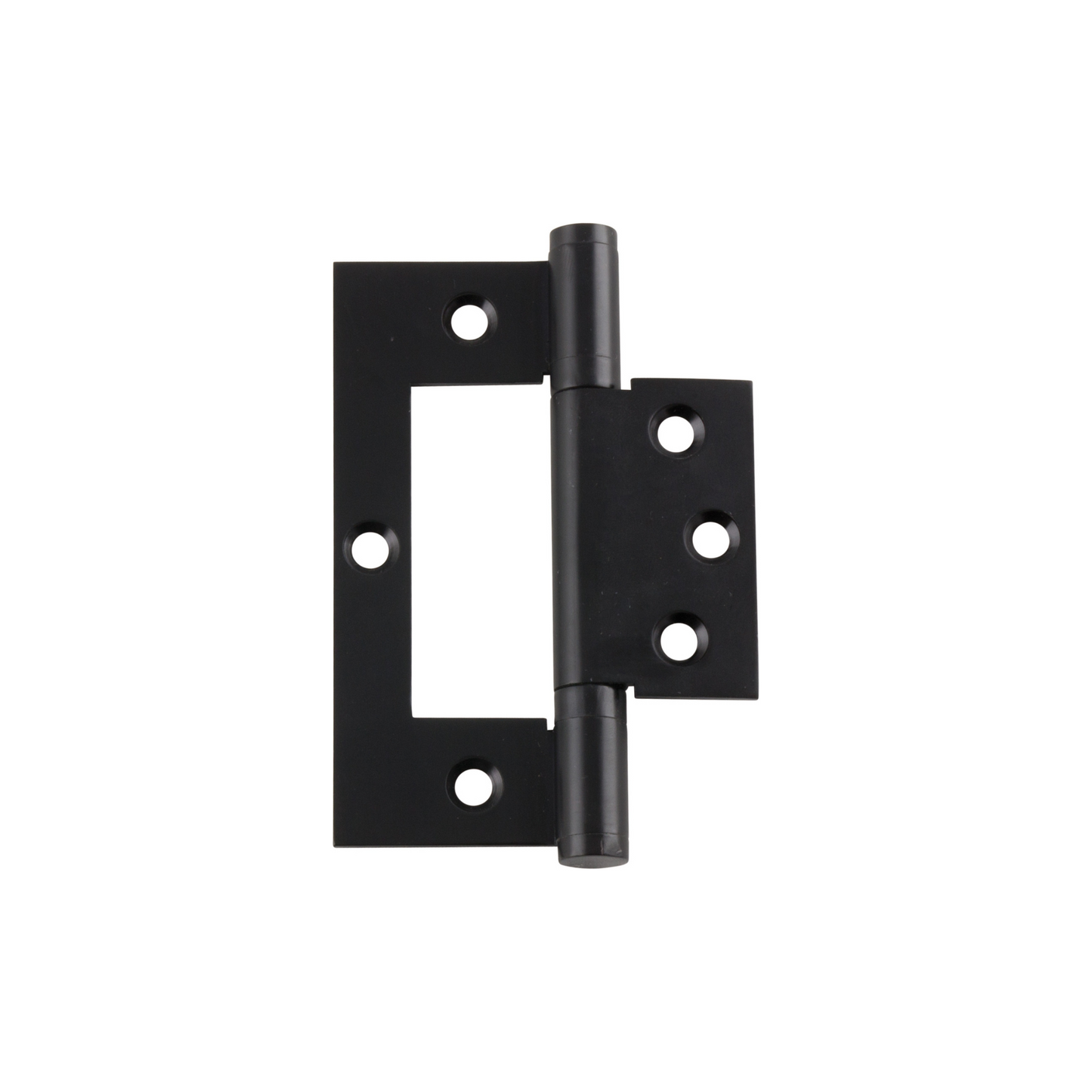 Hinge - Hirline Matt Black 100mm x 49mm