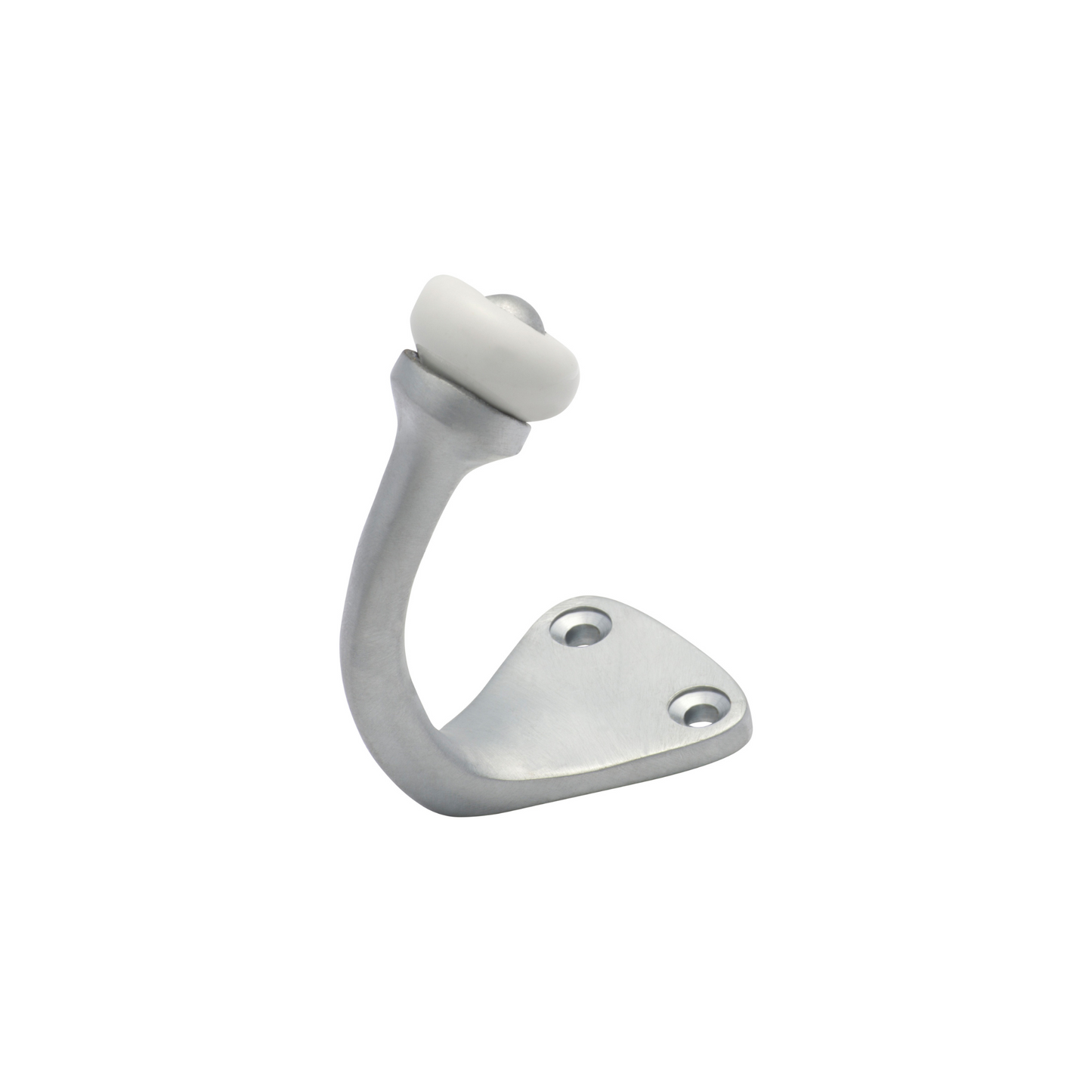 Robe Hook - Porcelain Tip Satin Chrome