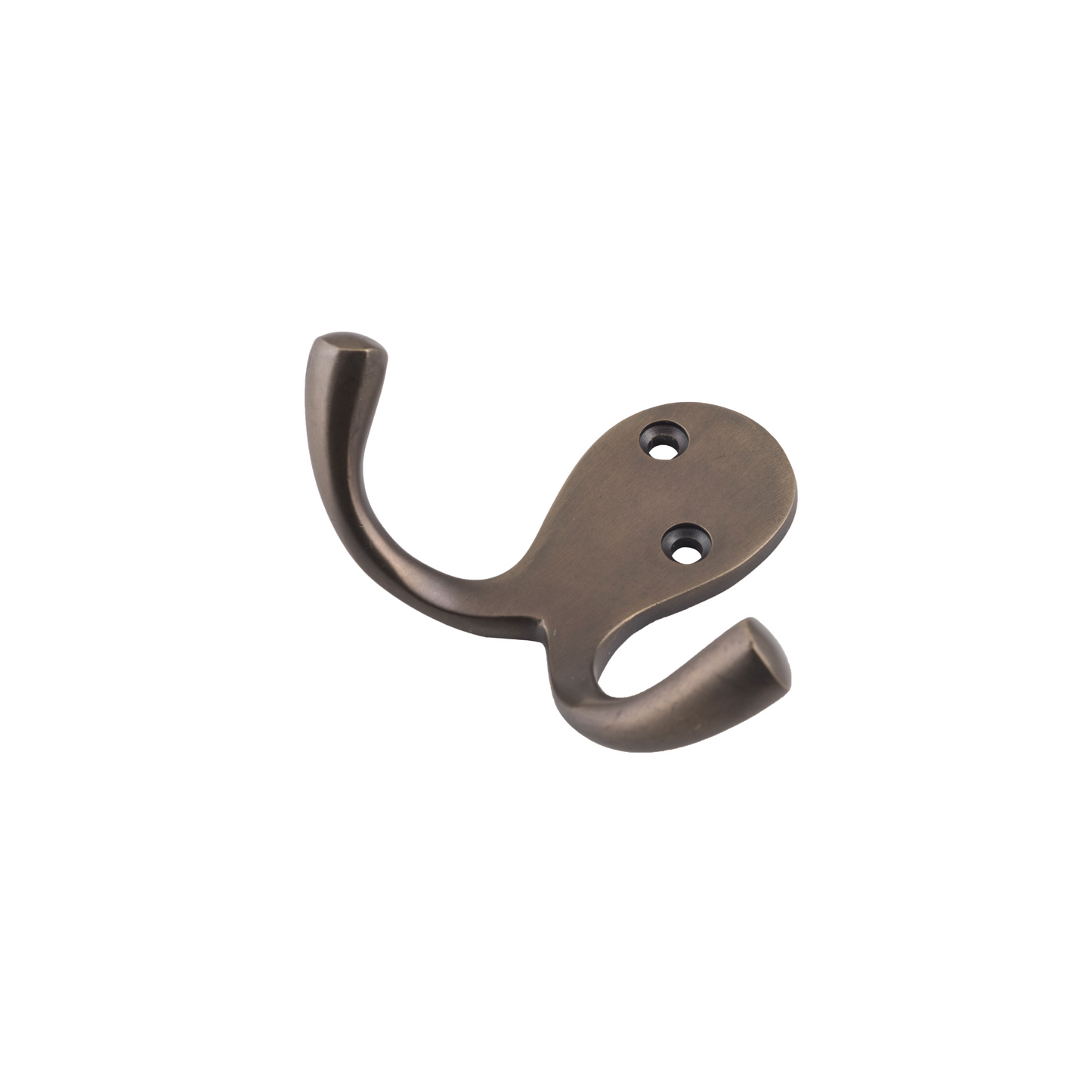Double Robe Hook Antique Brass