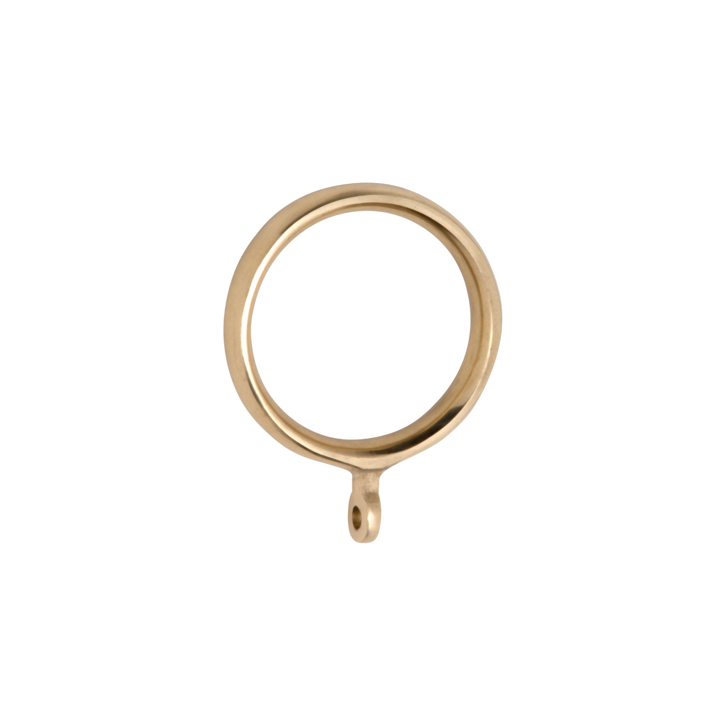Curtain Ring Polished Brass 38mm