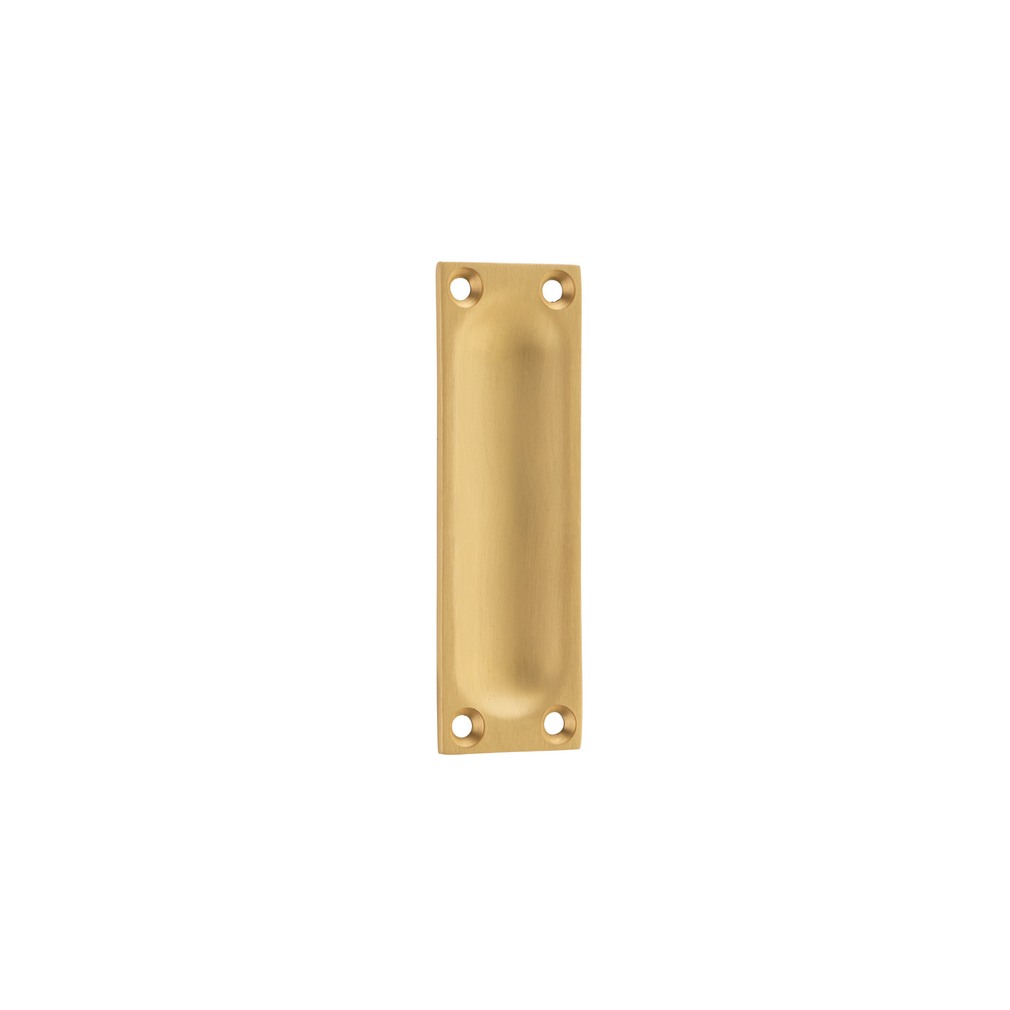 Classic Flush Pull Small Satin Brass