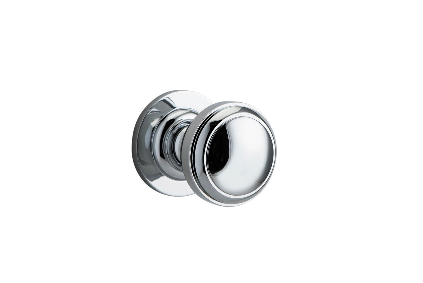 Paddington Knob on Rose Polished Chrome