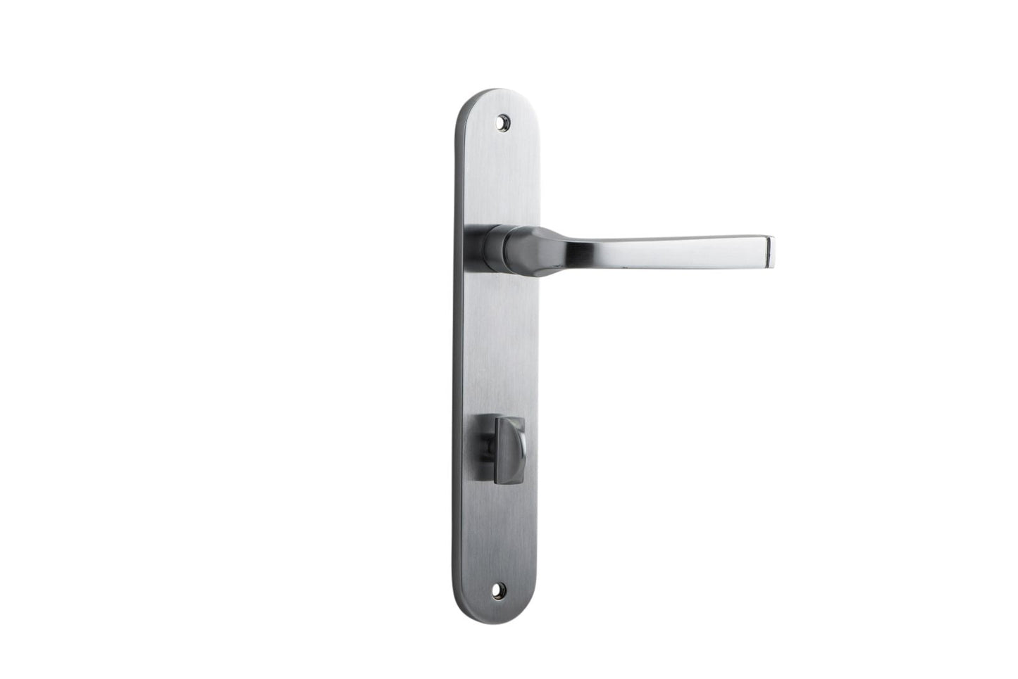 Annecy Lever Oval Brushed Chrome