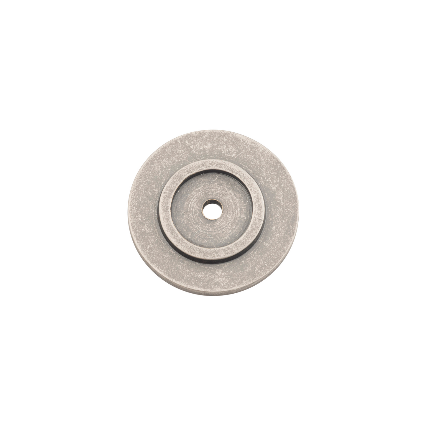 Knob Backplate Rumbled Nickel 32mm