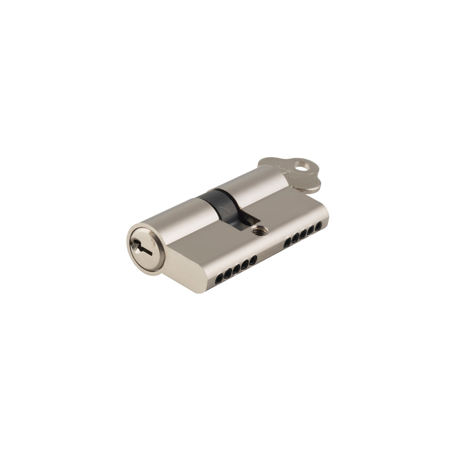 Euro Cylinder Dual Function Polished Nickel 65mm