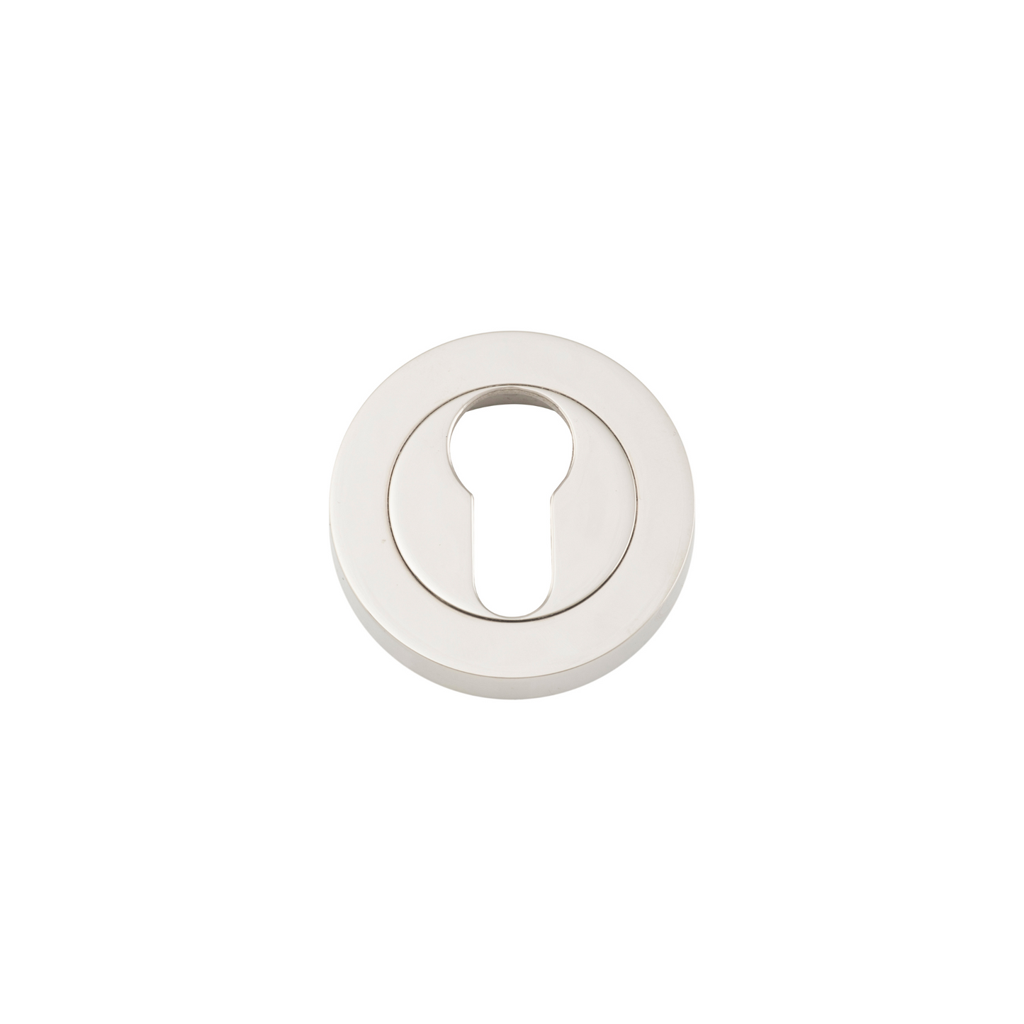 Euro Escutcheon Round Pair Polished Nickel
