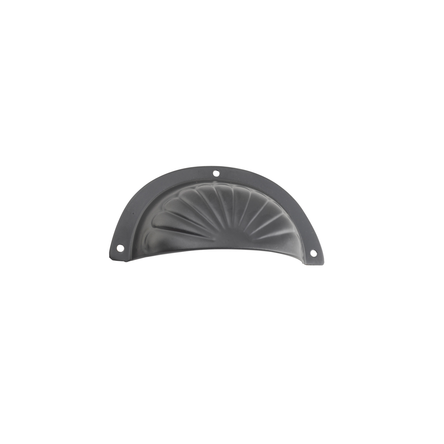 Drawer Pull Fluted Matt Black