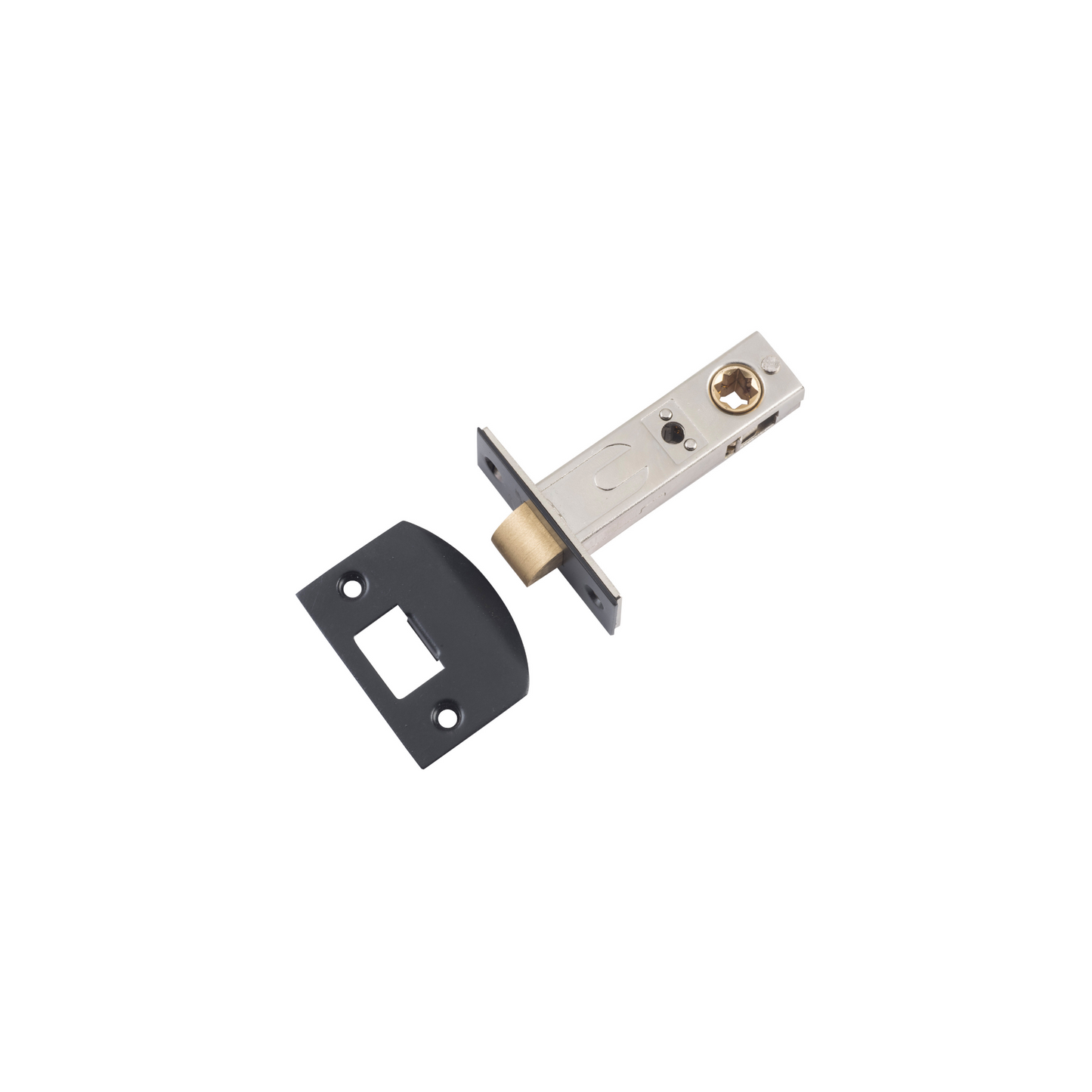 Tube Latch - Split Cam Matt Black 60mm