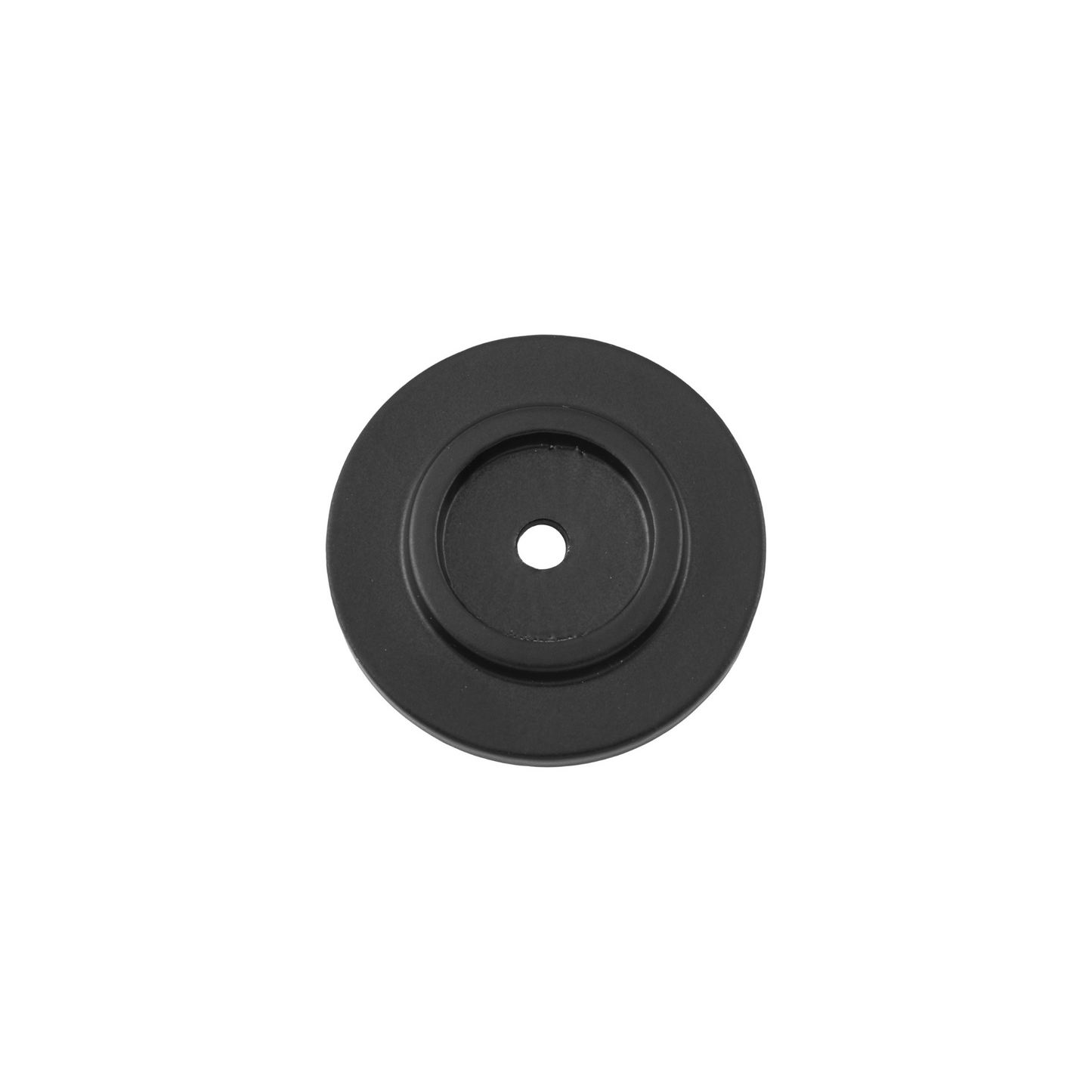 Knob Backplate Matt Black 32mm
