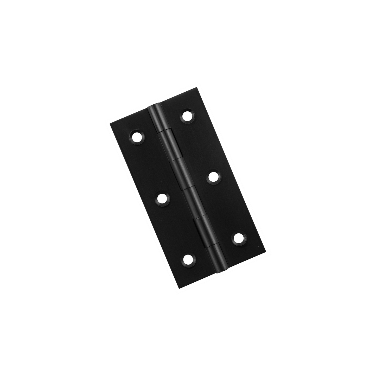Hinge - Fixed Pin Matt Black 76mm x 41mm