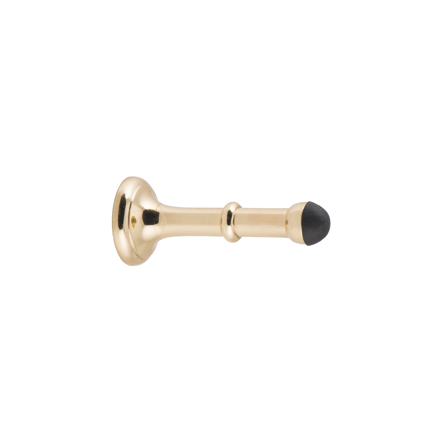 Door Stop - Concealed Fix Polished Brass 100mm