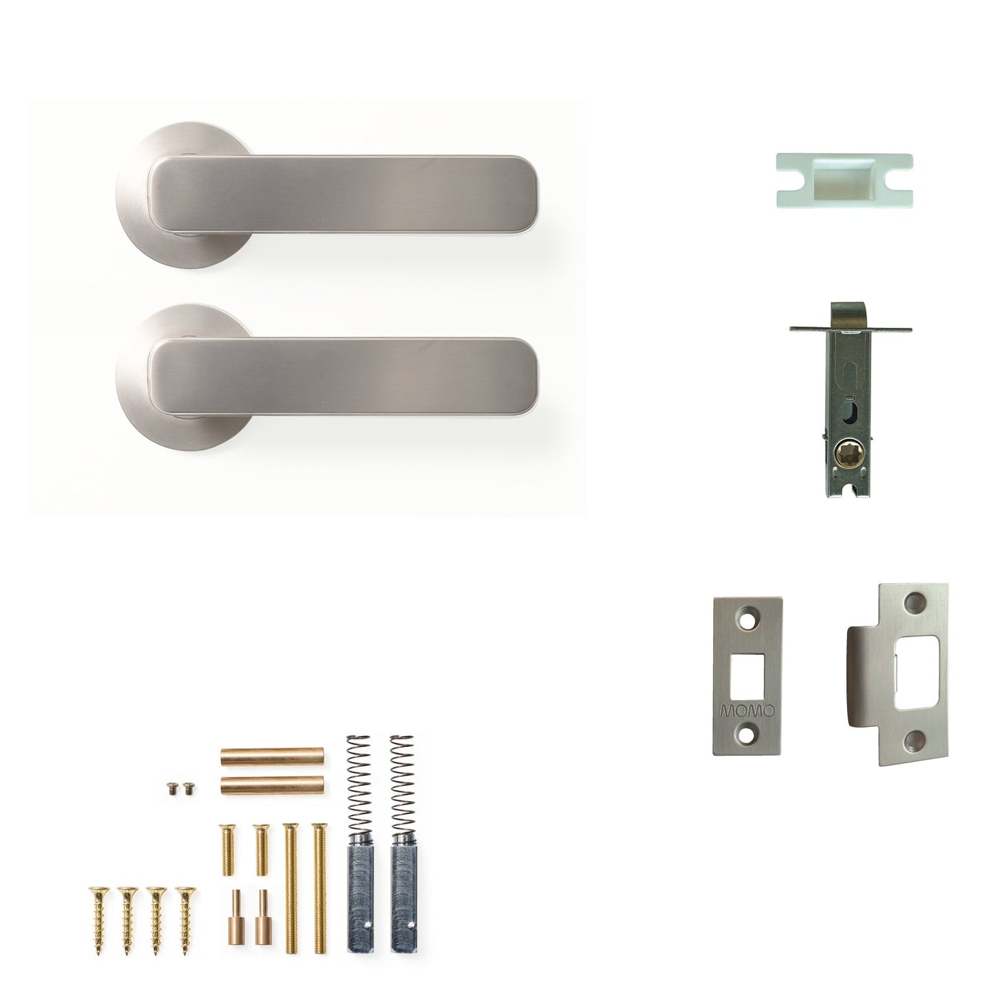 Aspen Lever Passage Set Dull Brushed Nickel