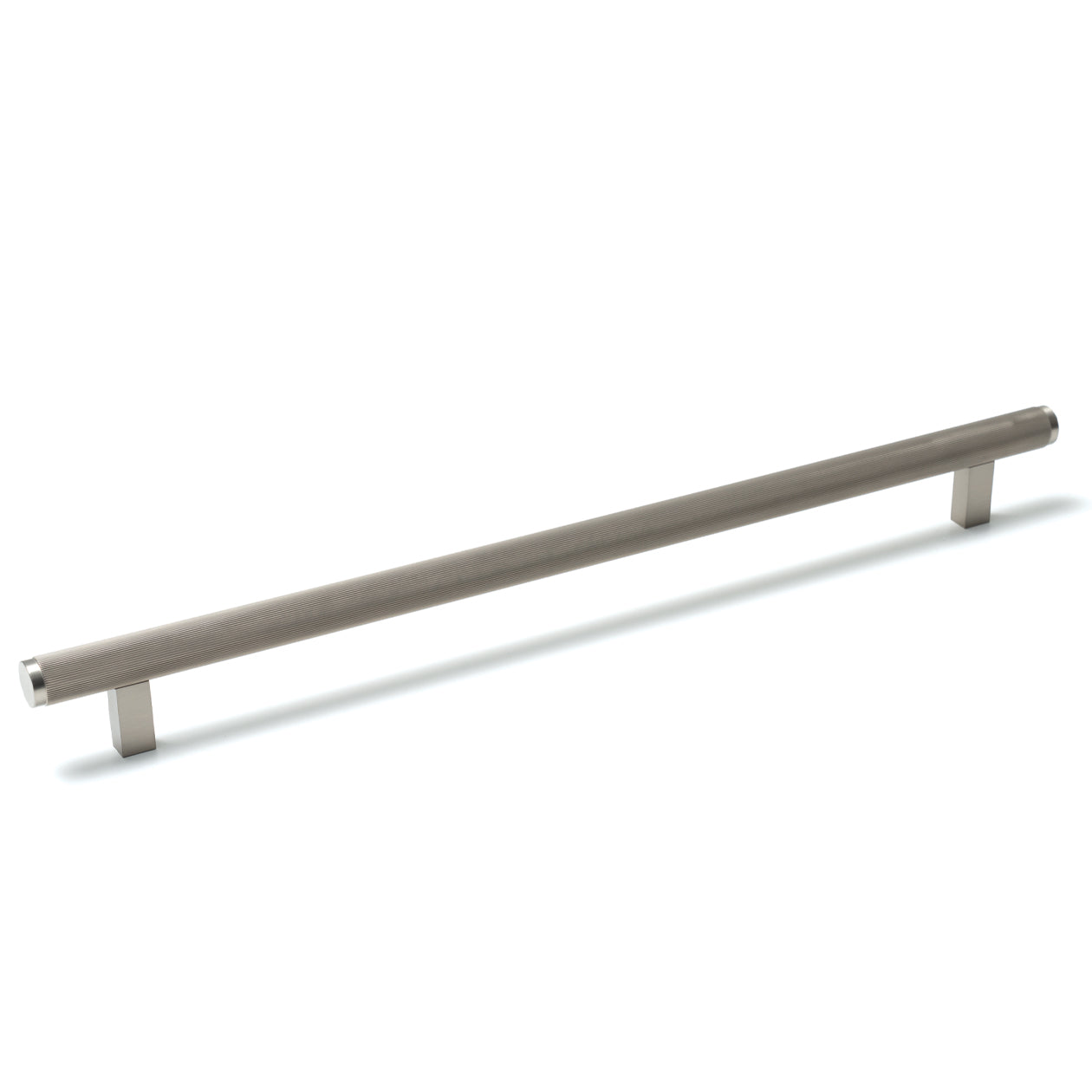 Bellevue Solid Brass Lined Appliance Pull Dull Brushed Nickel 416mm