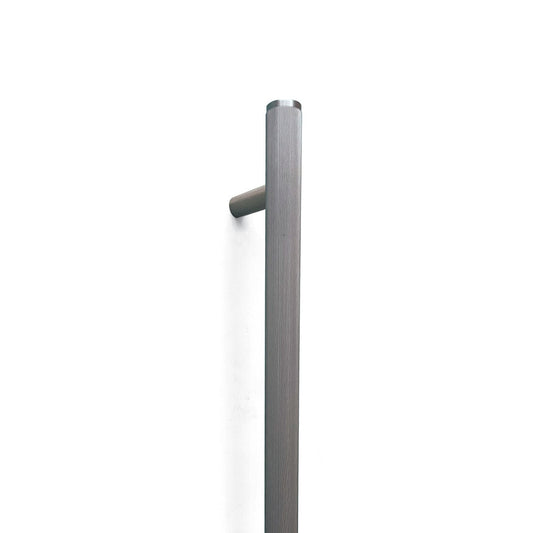 Bellevue Lined Door Pull with Back-to-Back Fixing 416mm Dull Brushed Nickel