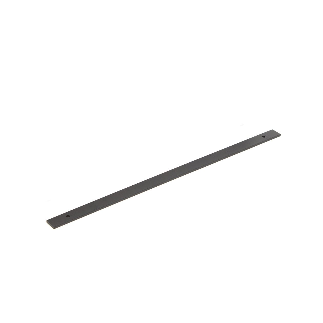 Bellevue Solid Brass Plain Backplate Matt Black 320mm