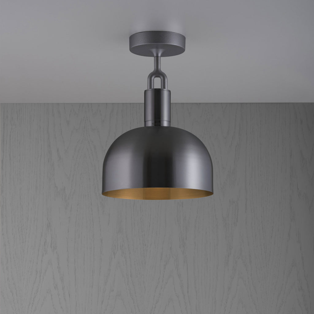 Forked Ceiling / Shade / Medium / Gun Metal