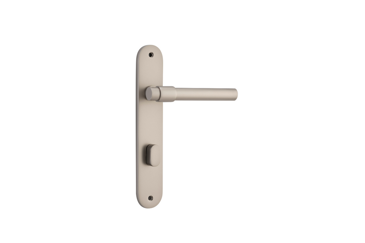 Helsinki Lever Oval Satin Nickel