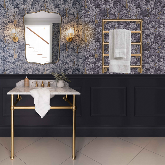 Mayer Heated Towel Rail Brushed Brass