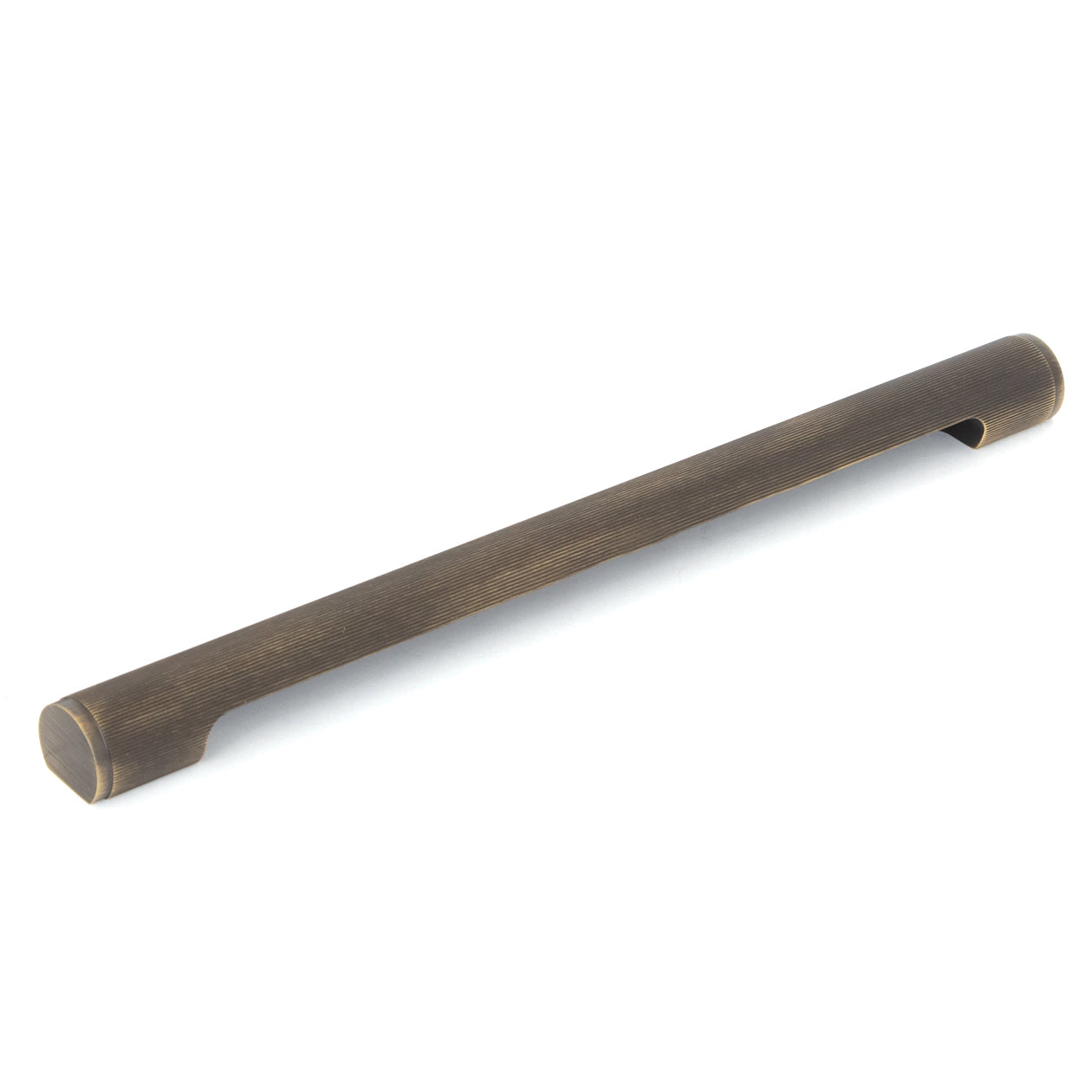 Manhattan Solid Brass Lined Pull Handle Dark Brushed Brass 320mm