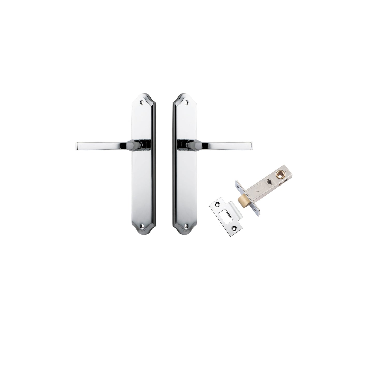 Annecy Lever Shouldered Polished Chrome Passage Kit