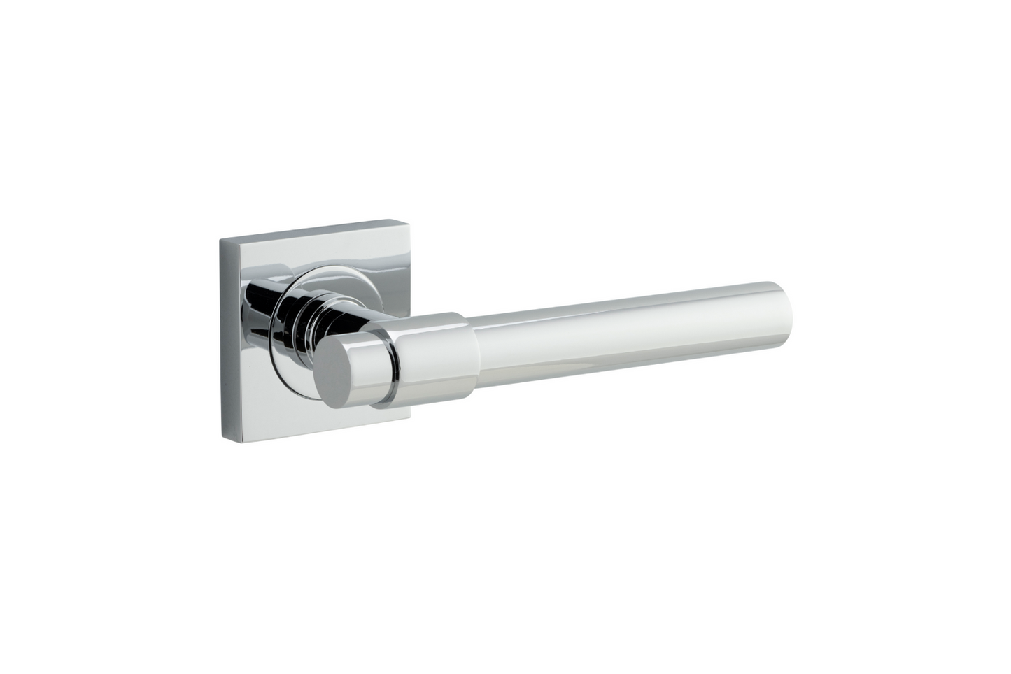 Helsinki Lever on Square Rose Polished Chrome