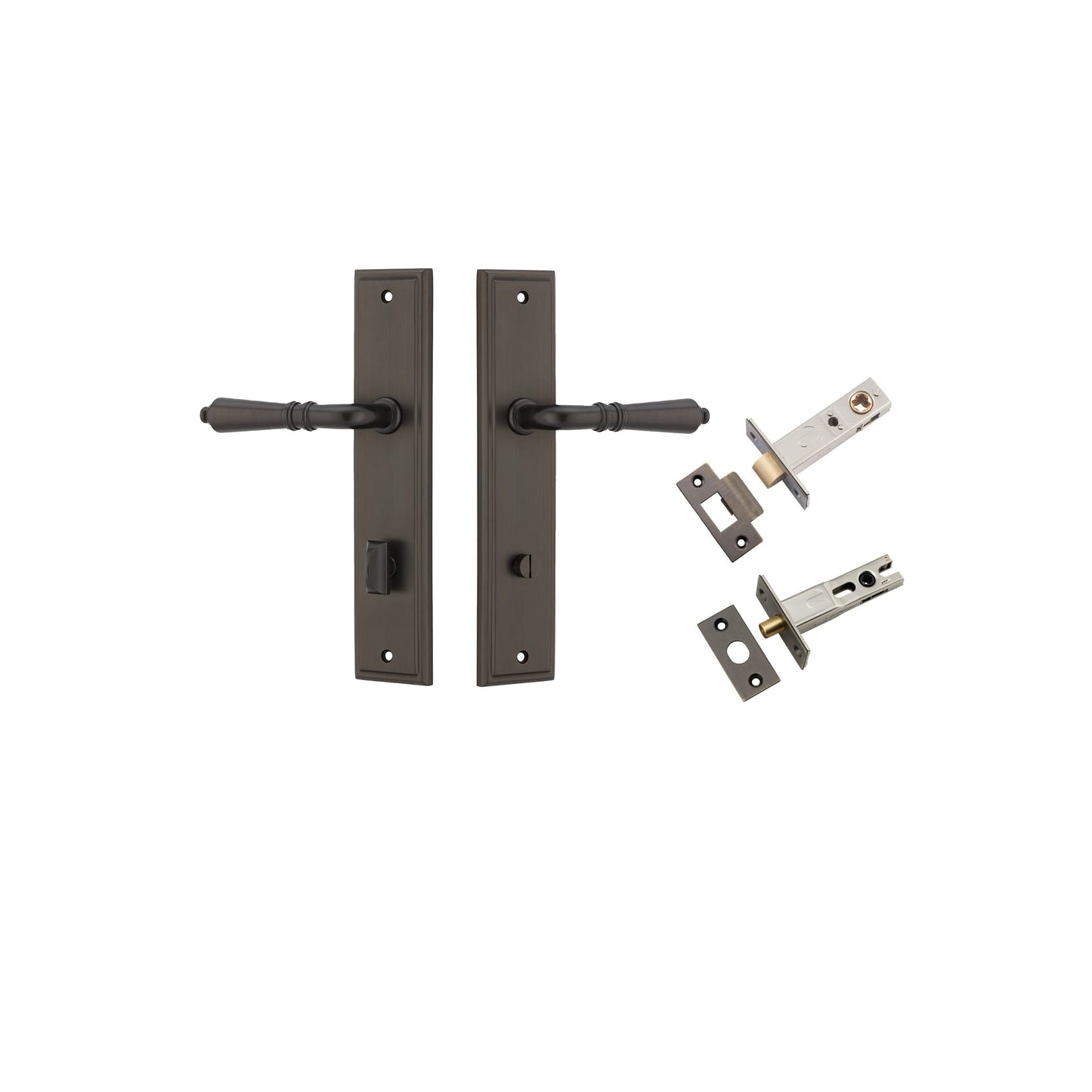 Sarlat Lever Stepped Signature Brass Privacy Kit