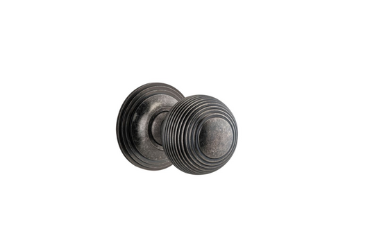 Guildford Knob on Rose Distressed Nickel