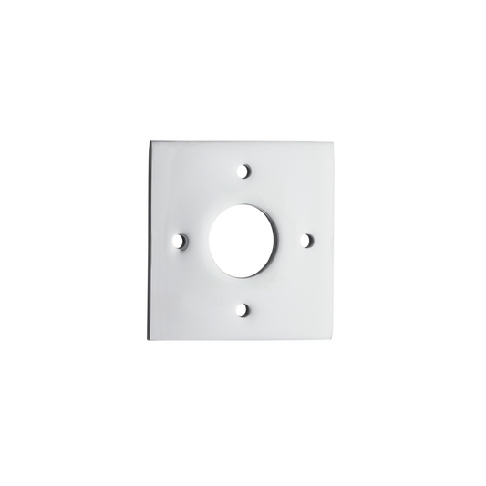 Adaptor Plate (Pair) Square Polished Chrome