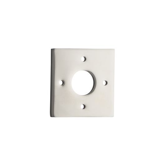 Adaptor Plate (Pair) Square Polished Nickel