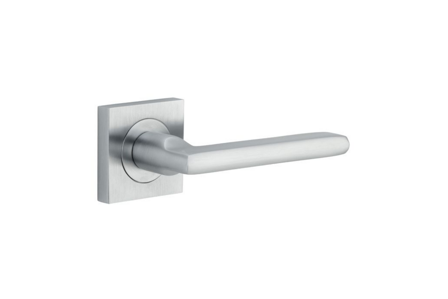 Baltimore Lever on Square Rose Brushed Chrome