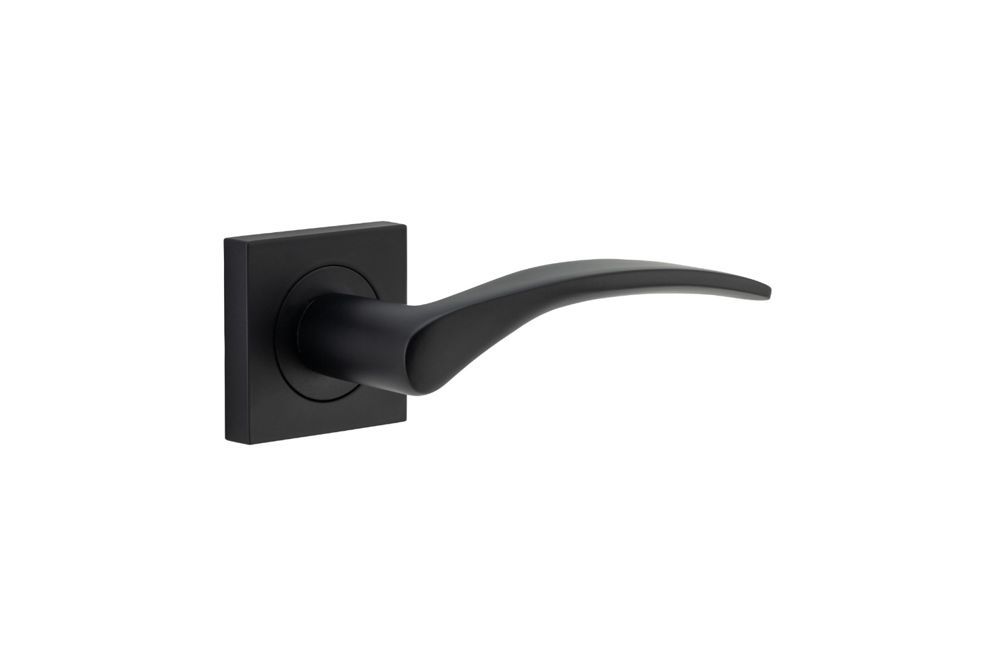 Oxford Lever on Square Rose Matt Black
