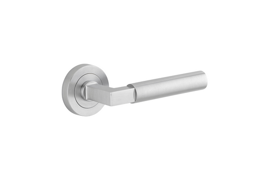 Berlin Lever on Rose Brushed Chrome