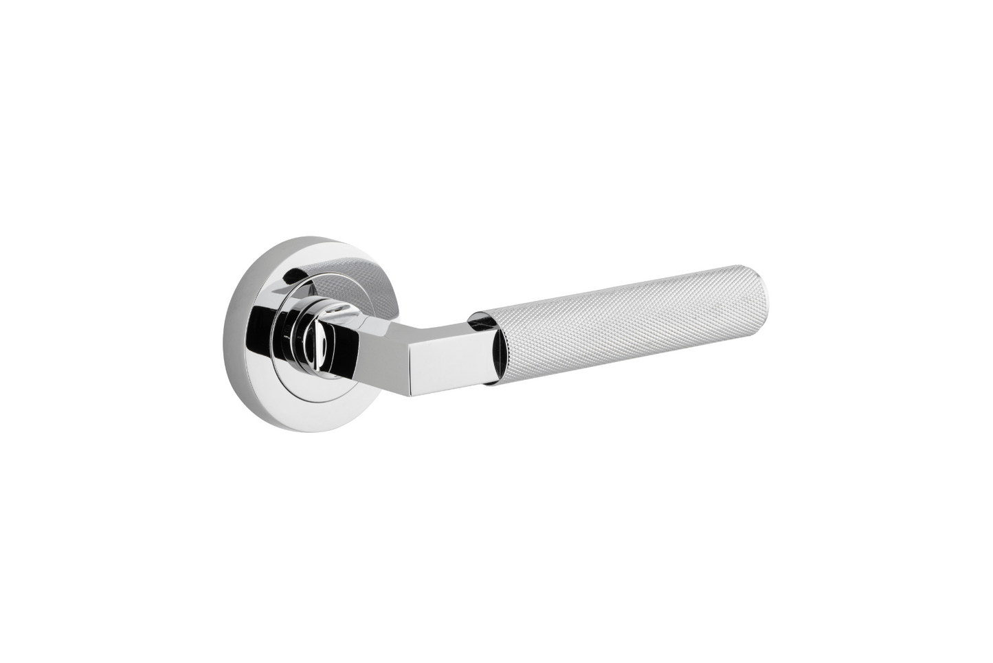 Brunswick Lever on Rose Polished Chrome