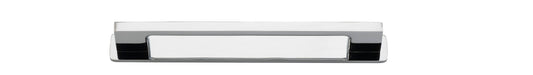 Cali Cabinet Pull with Backplate Polished Chrome CTC 160mm