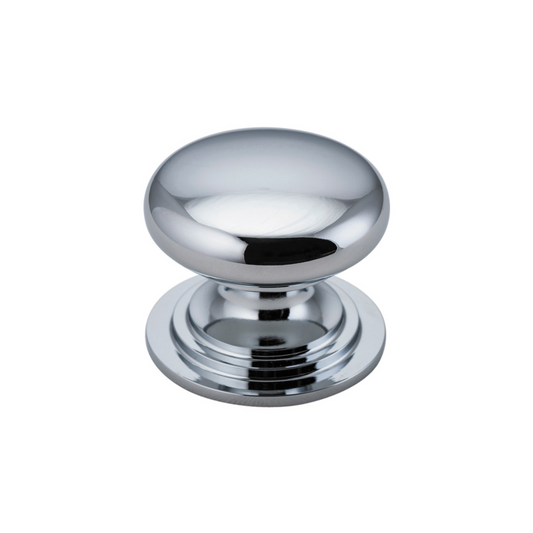 Sarlat Cupboard Knob Polished Chrome 38mm