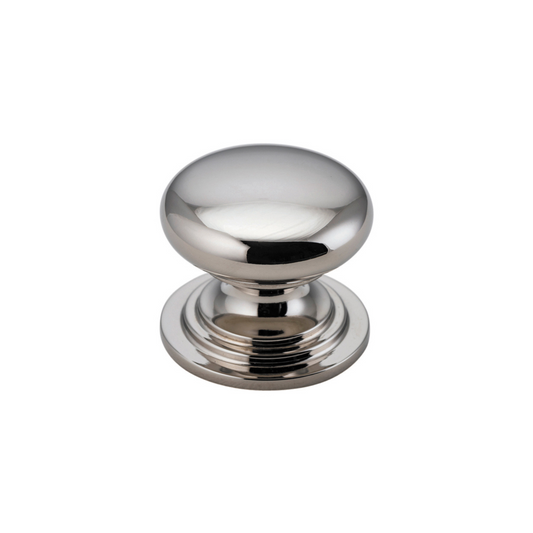 Sarlat Cupboard Knob Polished Nickel 32mm