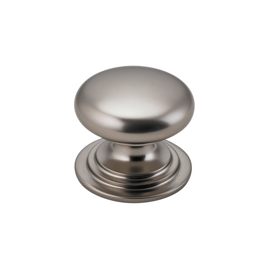Sarlat Cupboard Knob Satin Nickel 38mm