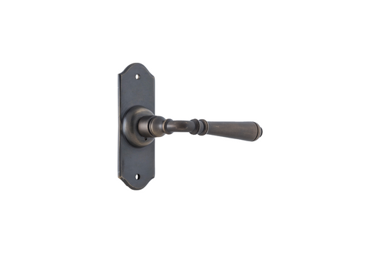 Reims Lever Short Backplate Antique Brass
