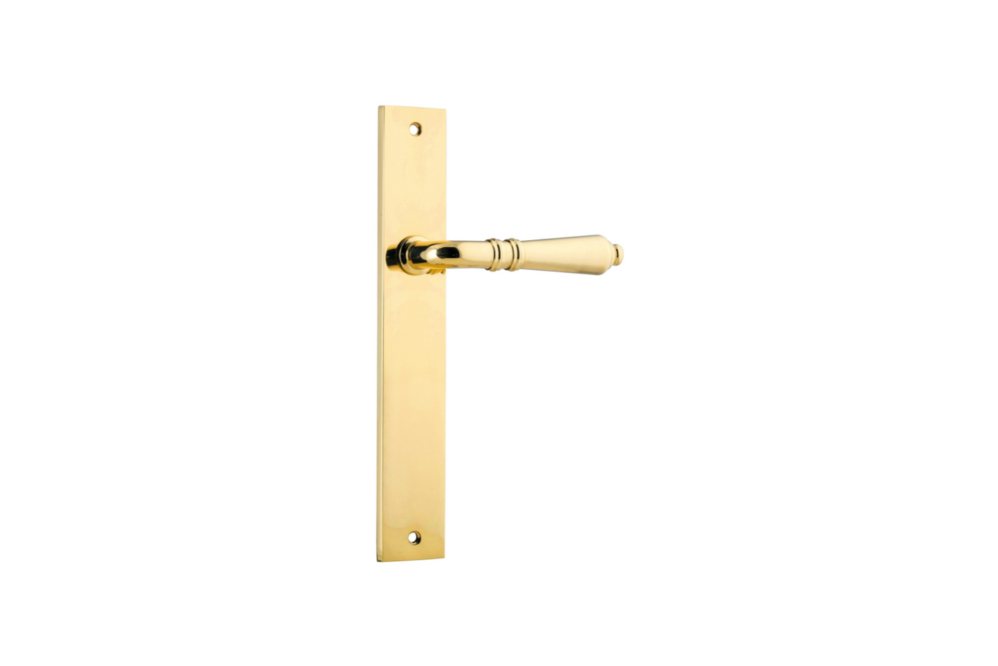 Sarlat Lever Rectangular Polished Brass