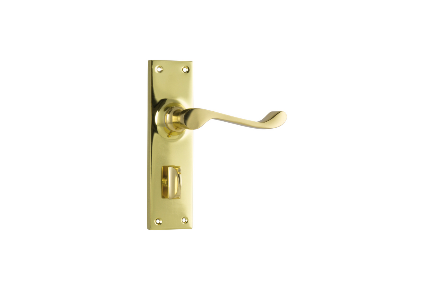 Victorian Lever Polished Brass