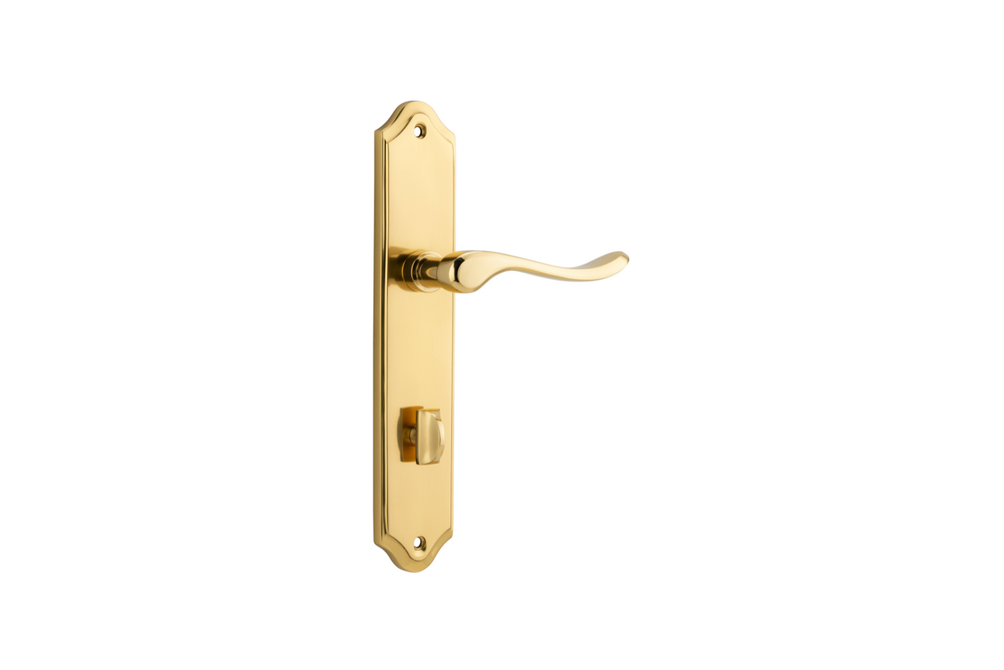 Stirling Lever Shouldered Polished Brass