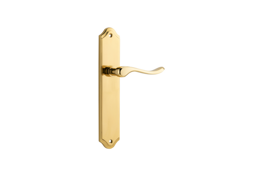 Stirling Lever Shouldered Polished Brass