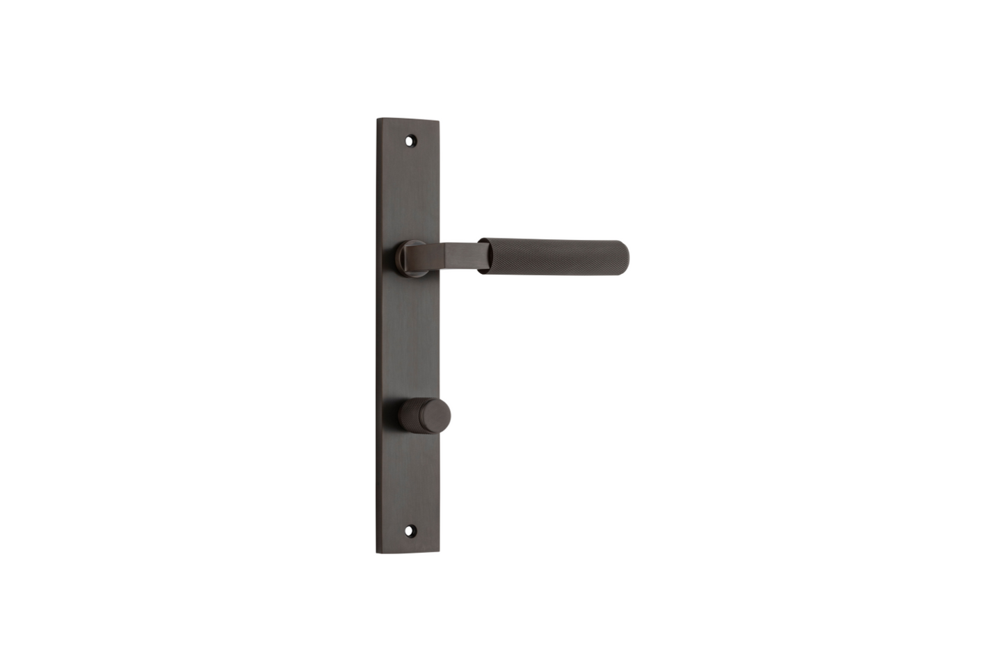 Brunswick Lever Rectangular Signature Brass