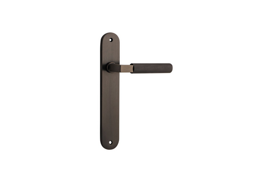 Brunswick Lever Oval Signature Brass